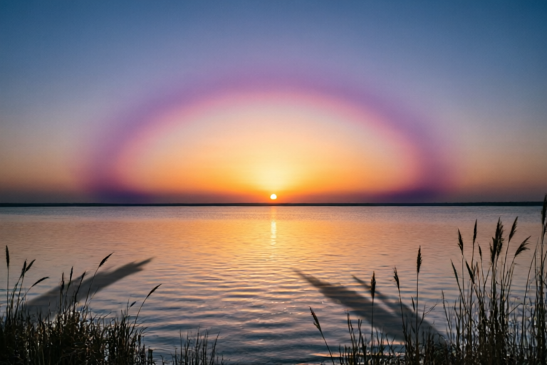 Why does the sky change colors during a sunset?