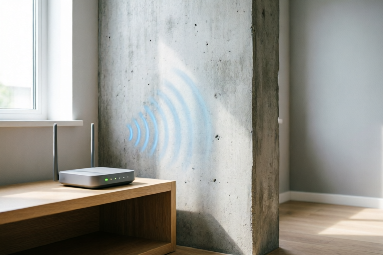 Why Does a Wi-Fi Signal Weaken Near Thick Walls?