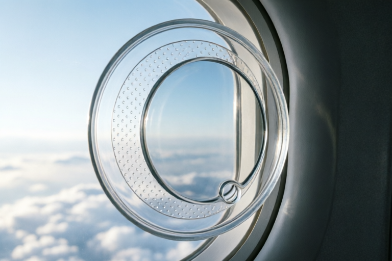 Why do airplane windows actually have those small vent holes?