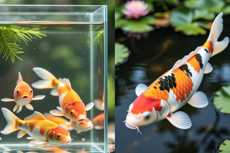 From Tiny Fry to Majestic Koi: The Incredible Journey of Growing These Water Beauties