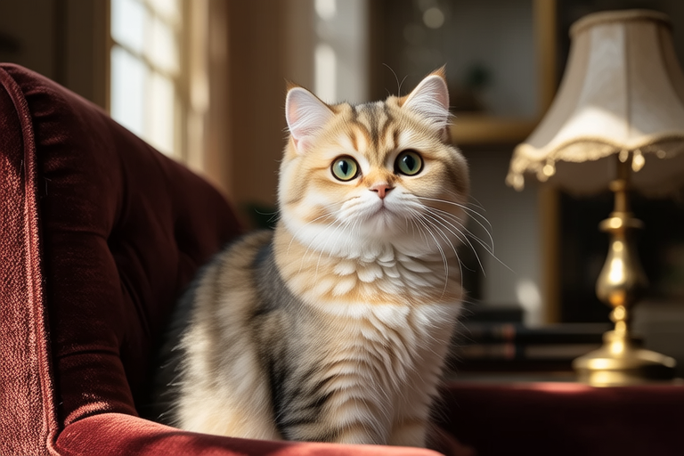 From Royalty to Home Sweet Home: A Day in the Life of a Golden British Shorthair